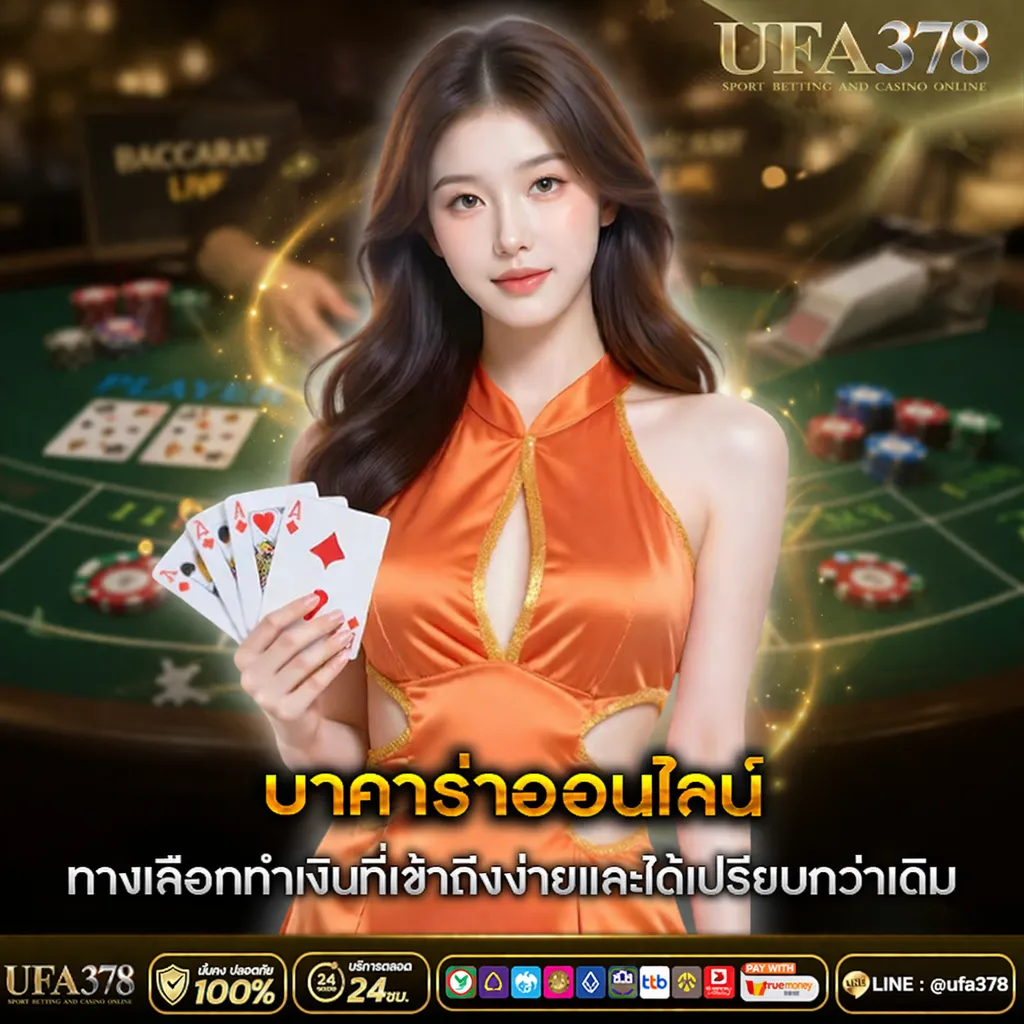 บาคาร่าออนไลน์ ทางเลือกทำเงินที่เข้าถึงง่ายและได้เปรียบกว่าเดิม