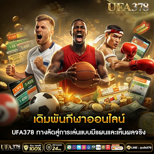 เดิมพันกีฬาออนไลน์ UFA378 ทางลัดสู่การเล่นแบบมีแผนและเห็นผลจริง
