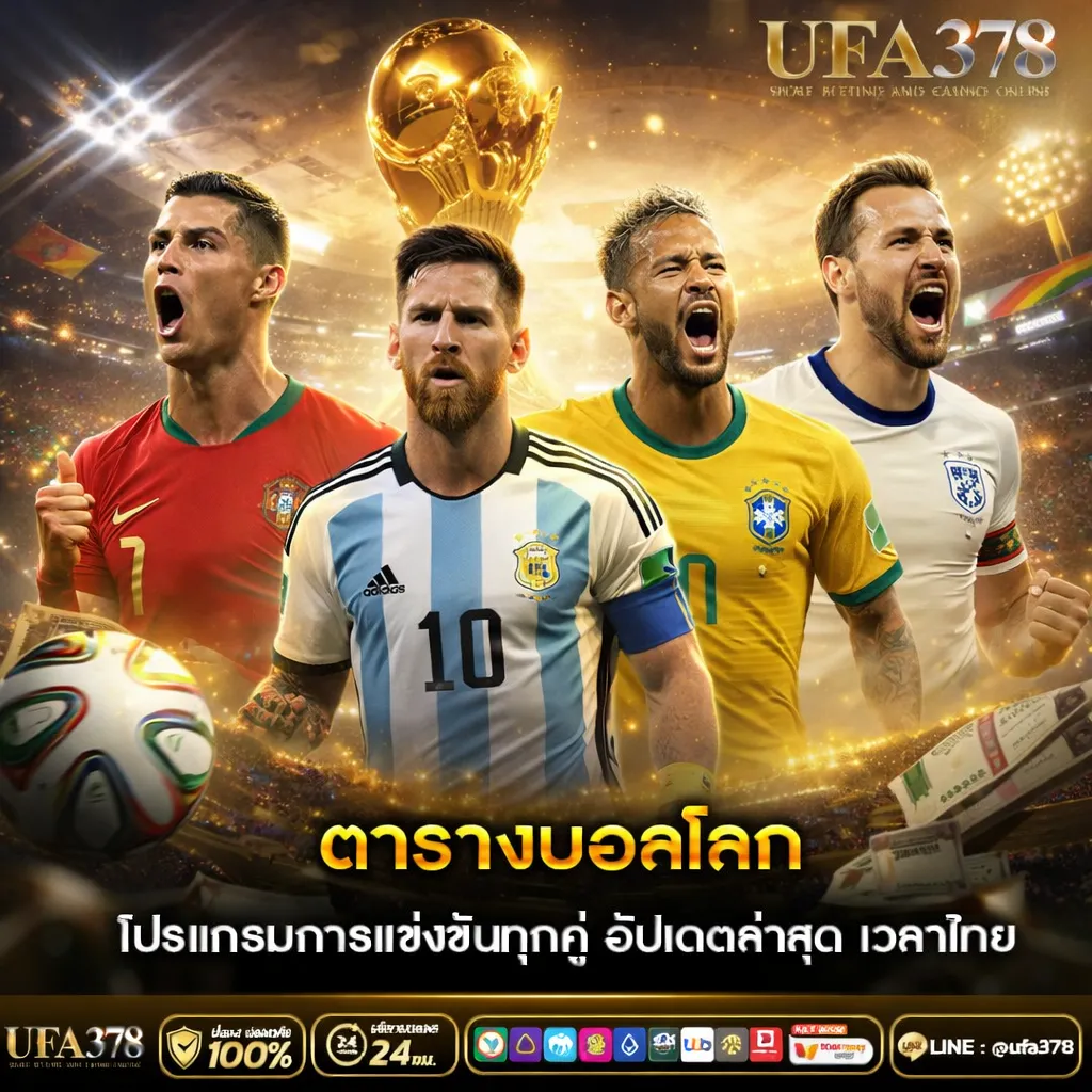 ตารางบอลโลก 2026 โปรแกรมการแข่งขันทุกคู่ อัปเดตล่าสุด เวลาไทย