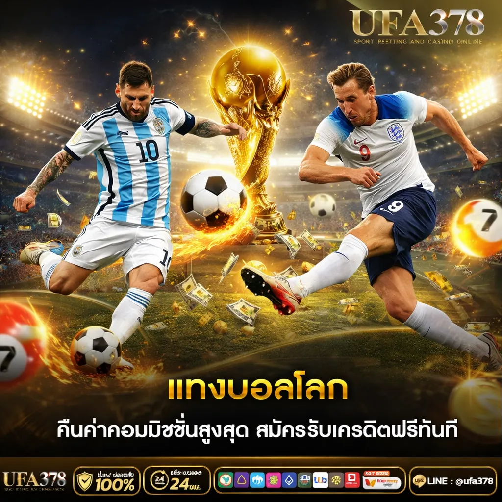 แทงบอลโลก ขั้นต่ำ 10 บาท คืนค่าคอมมิชชั่นสูงสุด สมัครรับเครดิตฟรีทันที