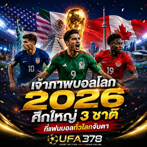เจ้าภาพบอลโลก 2026 ศึกใหญ่ 3 ชาติที่แฟนบอลทั่วโลกจับตา